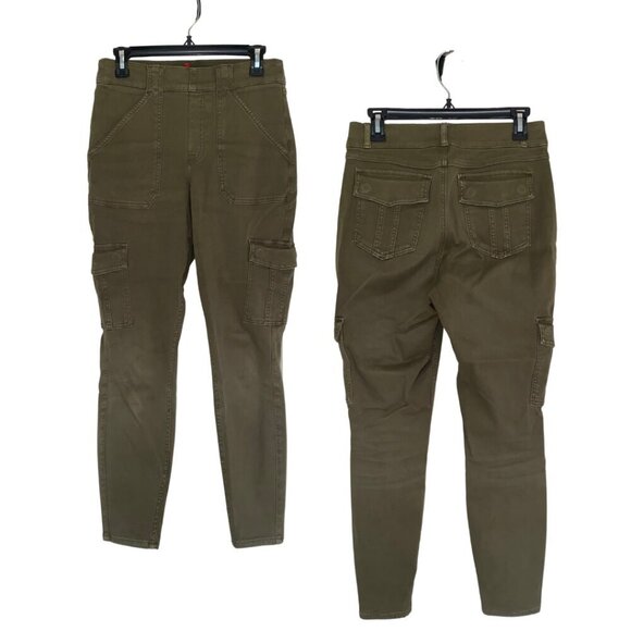 SPANX, Stretch Twill Ankle Cargo Pants, Green, Sage, Olive, Army - Picture 2 of 8